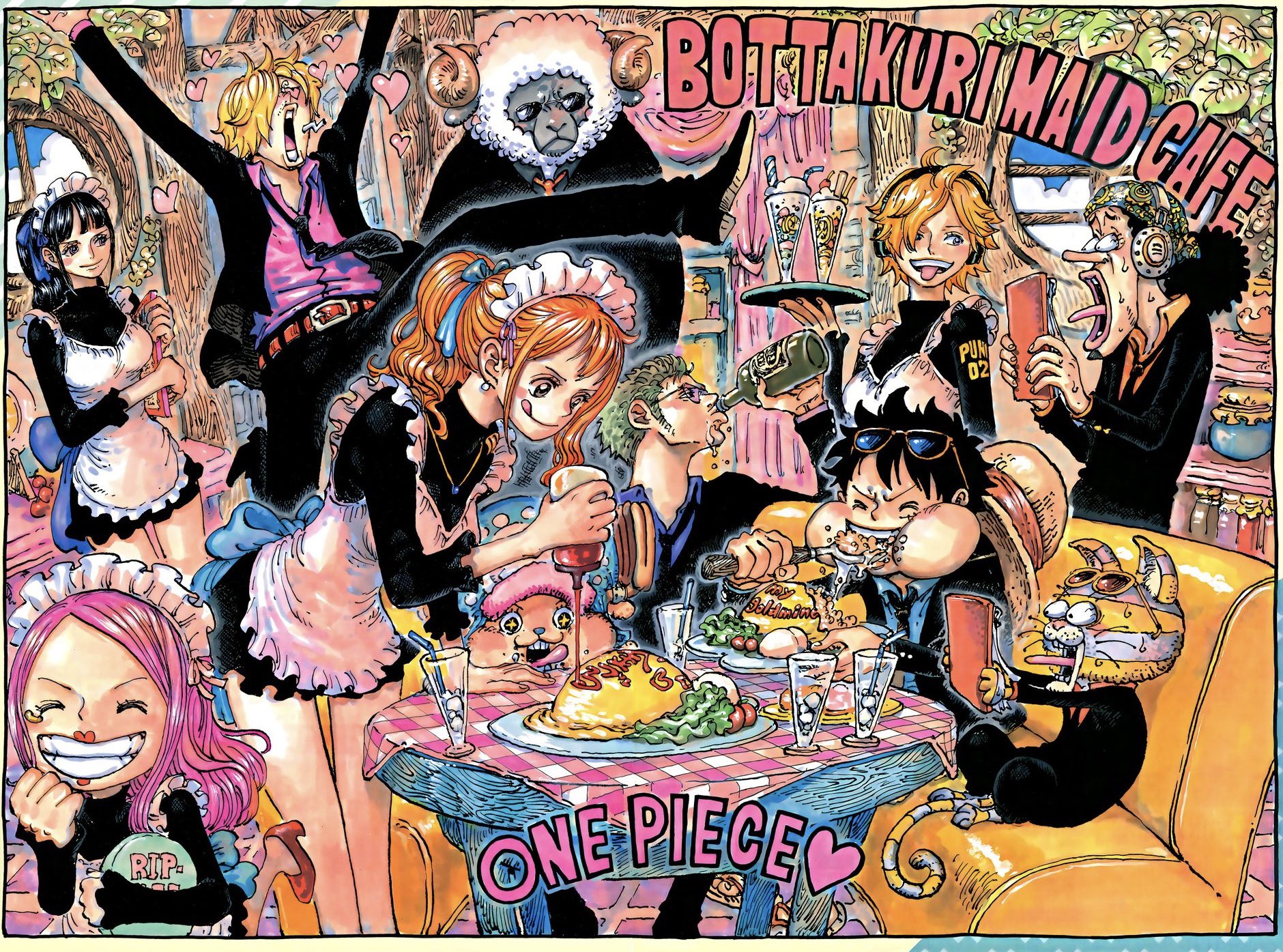 マンガアート　ONE PIECE  マーメイドカフェ　ワンピース SHKニュース ワンピース考察 on X: 