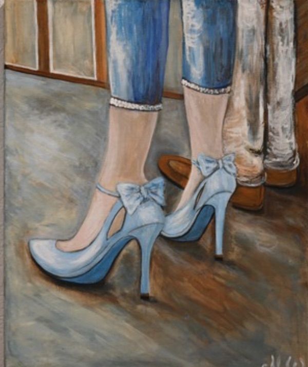 Art of the Day: "She &amp; He". Buy at: ArtPal.com/elleneast36?i=…