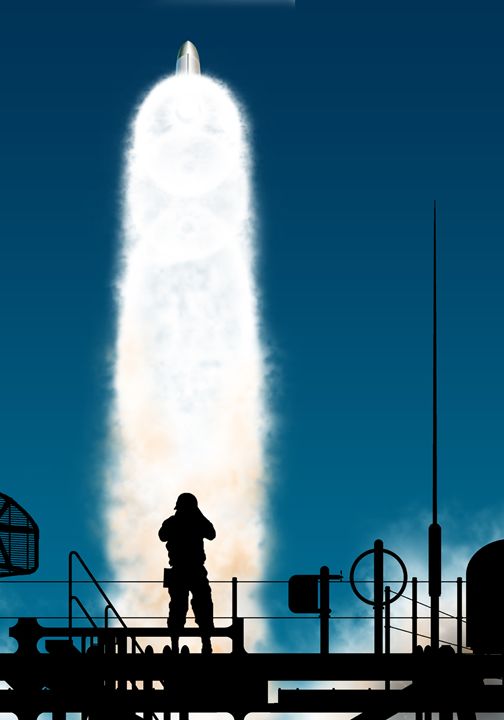 AirborneCow's tweet photo. Art of the Day: "Launch". Buy at: https://t.co/J7eJP3G04j https://t.co/SqxLCUdGvi