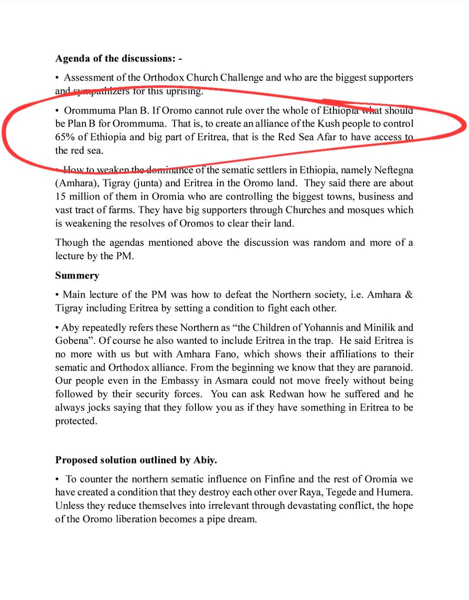 𝐍𝐚𝐭𝐢𝐨𝐧𝐚𝐥𝐄𝐫 𝐈𝐧𝐭𝐞𝐫𝐞𝐬𝐭 🌐 (@nationaler_int) on Twitter photo The leaked Orommua Agenda, or the kind of Manifestation that President Isaias talked about, was not from nowhere or not for shortsighted political purposes. It is just based on the fact that the leaked documents emphasized.
<a href="/Jawar_Mohammed/">Jawar Mohammed</a> The leaked Orommua Agenda, or the kind of Manifestation that President Isaias talked about, was not from nowhere or not for shortsighted political purposes. It is just based on the fact that the leaked documents emphasized.
<a href="/Jawar_Mohammed/">Jawar Mohammed</a>