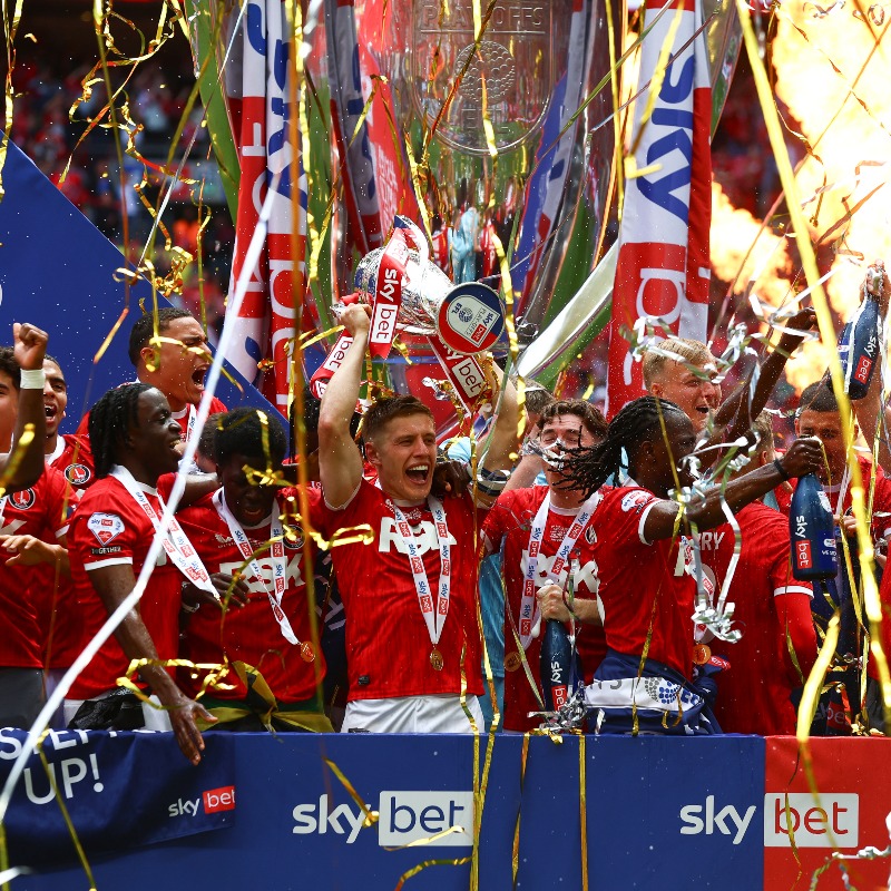 CAFCofficial's tweet photo. 📝 Gillesphey’s free-kick fires the Addicks back into the Championship on another memorable day at Wembley. 

Read all about how it went down under the arch in front of 40,000 of Charlton's finest ⬇️

#cafc