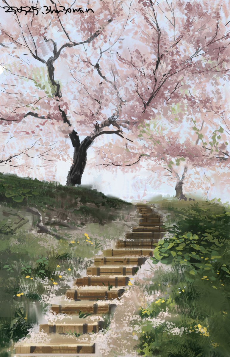 250525 3hr30min 너무,,전체 이미지 파악을 덜 하고 들어갔던걸까 약간 반성함 수업때 그린 사생이미지~!!