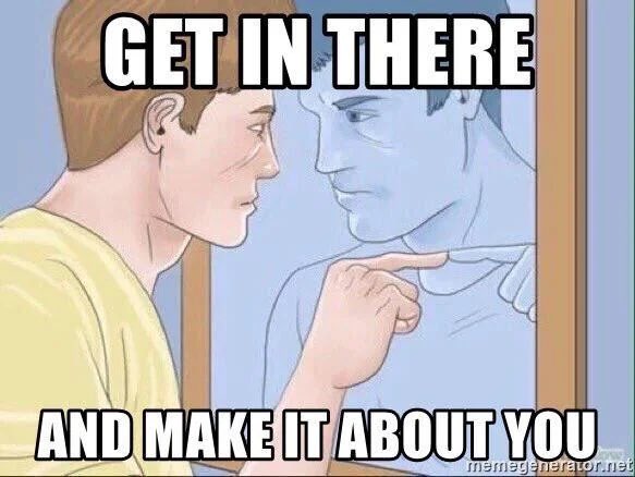 Johnny Murphy in refs dressing room before every game.