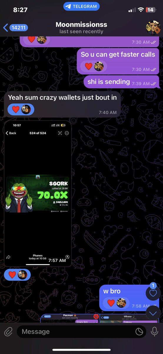 Woke up my brother sent me a screenshot a 70x meme coin play he just hit on a GORK tweet 🤣🙏 trenches are pumping baby ! #memecoins