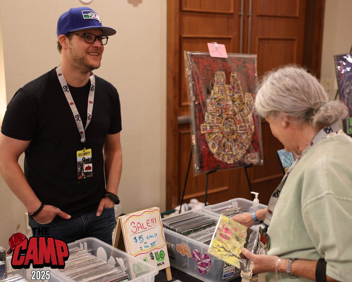 Come stop by Jeremy Palko’s booth and buy some amazing art! #TheCamp2025 #TheCamp #TWD #TheWalkingDead #WalkingDead