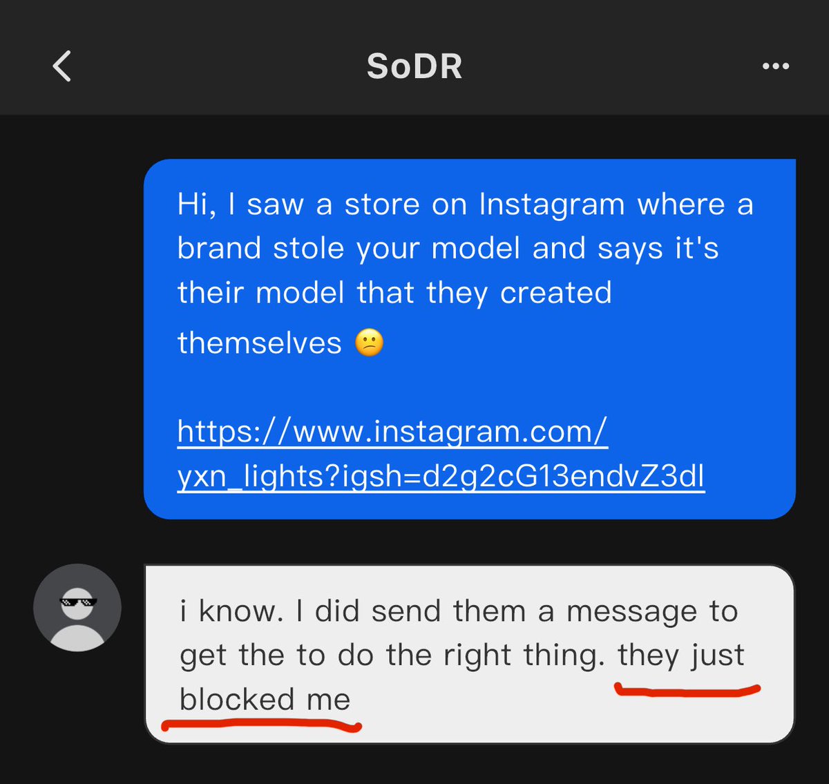 iskandersky's tweet image. Продовження історії ) написав автору моделі й він знає про них й написав їм ) вони просто заблокували його 😕

Це огидна ситуація й мені супер неприємно що цю люди живуть з нами в одній країні 😕