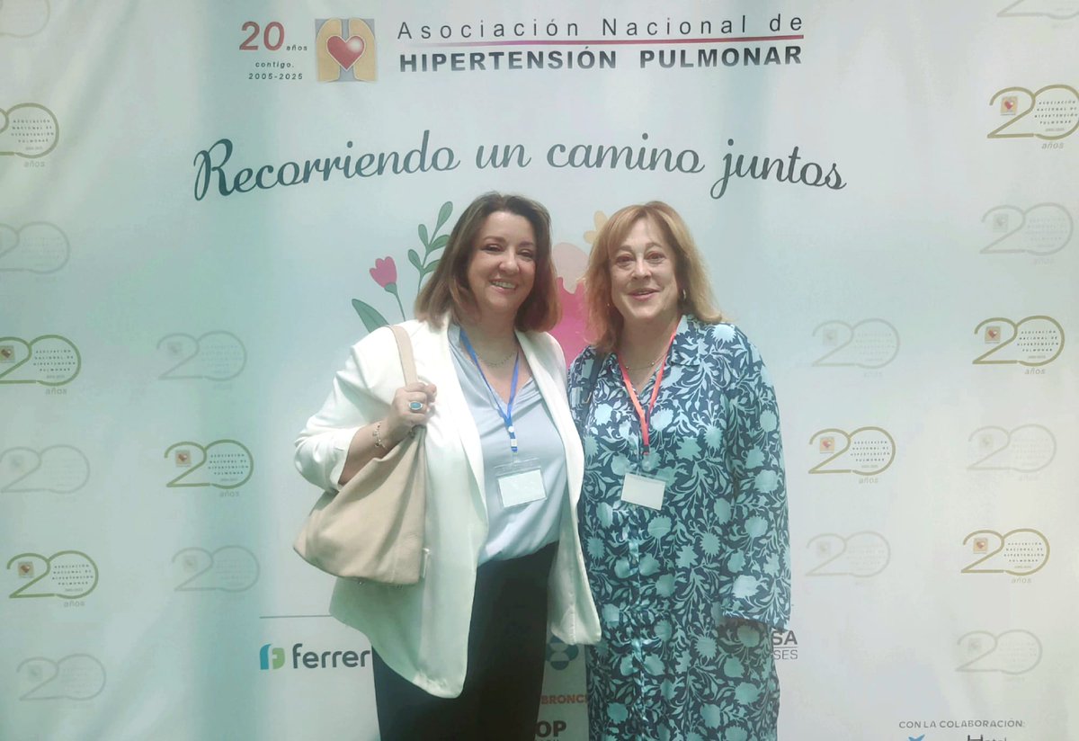 fep_pacientes's tweet photo. El sábado 24 de mayo acompañamos a la @asociacionnacionaldehipertensionpulmonar en su 20º aniversario.
20 años de lucha, apoyo y compromiso con quienes viven con hipertensión pulmonar.
¡Gracias por tanto! 💙
#HipertensiónPulmonar #ForoDePacientes #20AñosANHP https://t.co/An2tL6oPPL