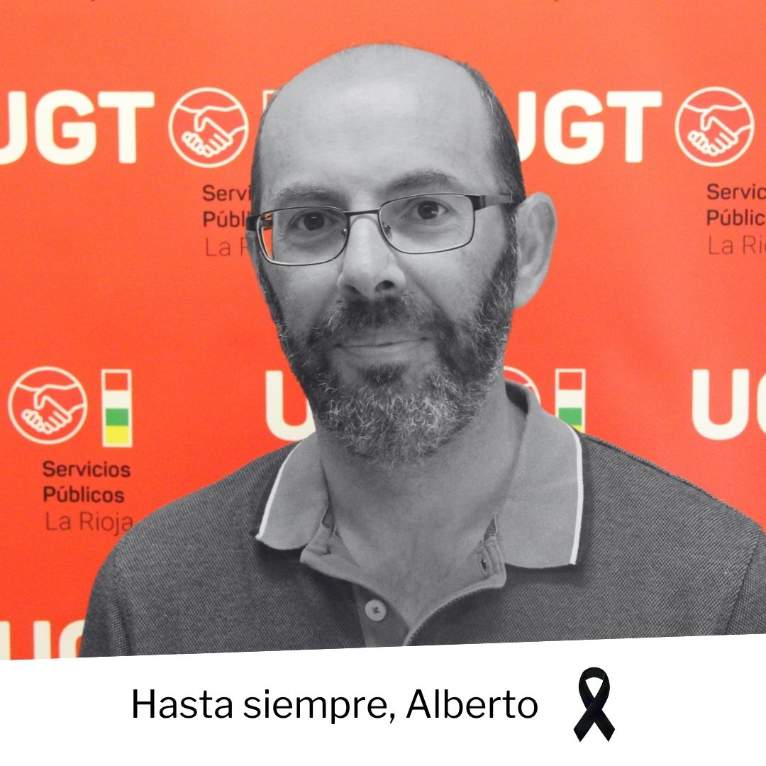 UGTSPRioja's tweet photo. 💔 No tenemos palabras para describir el vacío y la tristeza con la que nos quedamos. Tus compañeros/as del sindicato te vamos a echar mucho de menos, Alberto.

🖤 Gracias por tu sonrisa, tu buen humor y por tu extraordinario trabajo al frente de la Secretaría del Sector Postal. https://t.co/9pYGxZ4Vdt