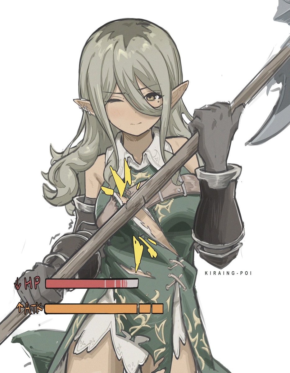 Kiraing_poi's tweet image. HP⬇️ ATK⬆️ #ガルクラ