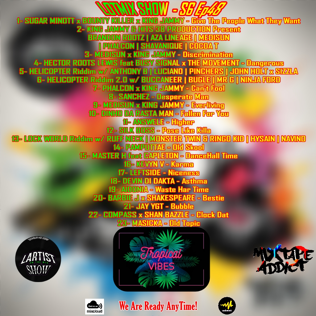 Dj LOTMIX aka LartistOnTheMix (@dj_lotmix) on Twitter photo 🚨LOTMIX SHOW-S6Ep48 by @dj_lotmix ft <a href="/busysignal_turf/">BUSY SIGNAL</a> <a href="/BLVKH3RO/">BLVK H3RO</a> <a href="/RootsLewis/">Hector Roots Lewis</a> <a href="/itsanswele/">Answele</a> <a href="/devindidakta/">Devin Di Dakta | DEV!NN</a> <a href="/MiguelMaestreM/">Miguel Maestre</a> <a href="/Silkboss_musiq/">Silk Boss</a> <a href="/iiamtielo/">Tielo Lanez</a> <a href="/AIDONIA4THGENNA/">GENNALYF</a> <a href="/devindidakta/">Devin Di Dakta | DEV!NN</a> <a href="/Pamputtae/">PAMPUTTAE</a> &more
📅Weekdays 12AM(EST)
<a href="/Newmann_Dist/">SlaughtaHouze On Demand</a> 🇺🇸
🎧theslaughtahouze.airtime.pro 🚨LOTMIX SHOW-S6Ep48 by @dj_lotmix ft <a href="/busysignal_turf/">BUSY SIGNAL</a> <a href="/BLVKH3RO/">BLVK H3RO</a> <a href="/RootsLewis/">Hector Roots Lewis</a> <a href="/itsanswele/">Answele</a> <a href="/devindidakta/">Devin Di Dakta | DEV!NN</a> <a href="/MiguelMaestreM/">Miguel Maestre</a> <a href="/Silkboss_musiq/">Silk Boss</a> <a href="/iiamtielo/">Tielo Lanez</a> <a href="/AIDONIA4THGENNA/">GENNALYF</a> <a href="/devindidakta/">Devin Di Dakta | DEV!NN</a> <a href="/Pamputtae/">PAMPUTTAE</a> &more
📅Weekdays 12AM(EST)
<a href="/Newmann_Dist/">SlaughtaHouze On Demand</a> 🇺🇸
🎧theslaughtahouze.airtime.pro