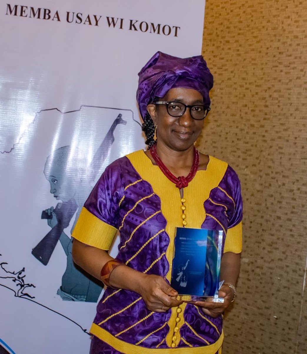The National Reconciliation Award honors an individual who has worked for transitional justice or human rights in Sierra Leone for a minimum of 10 years.

MADAM BINTA MANSARAY | 2022 Awardee

Binta Mansaray is the Registrar of the Residual Special Court for Sierra Leone.