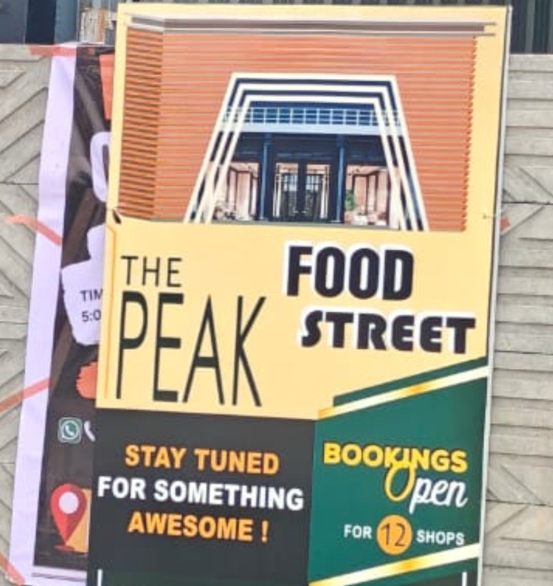 Trichiites's tweet image. A new food street in the name of "The PEAK" is coming up at Palpannai near the DMart in Trichy, and they have opened a booking for 12 shops.
#FoodStreet #Trichy #FoodSpot