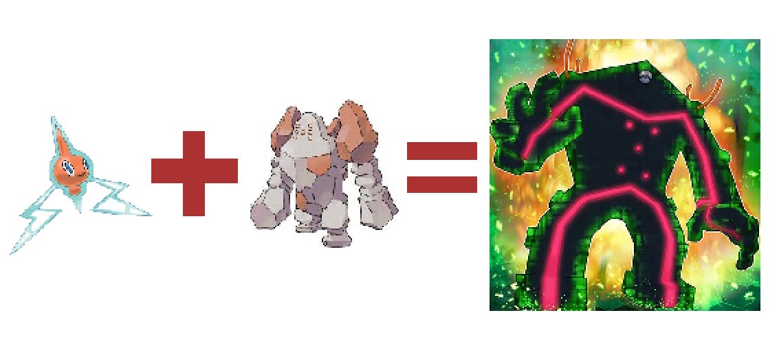 Looking at so many Pokémon and YuGiOh monsters, I've noticed there is a TON of Pokémon that if you just fused em together you would just get something that is just a existing YuGiOh card

My fav is Rotom and Regirock would make Super Crashbug

Anyone got anymore fusion ideas?