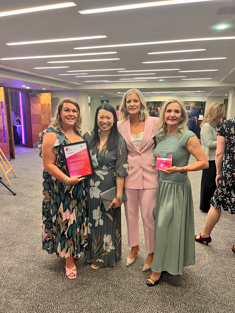Sarah McElholm (@sarahmcelholm) on Twitter photo Still on cloud 9 following <a href="/AHAwards/">AHAwards💙</a>. An unbelievable experience with unbelievable people. ✨Blessed to work in such a passionate , compassionate & totally inspiring team ✨ Siobhan, Charlene & Clare #dreamteam
<a href="/WesternHSCTrust/">Western Trust</a>
<a href="/healthdpt/">Department of Health</a>
<a href="/tennysonCAHPO/">Professor Michelle Tennyson</a>
<a href="/TheVenusMadden/">Venus Madden</a> Still on cloud 9 following <a href="/AHAwards/">AHAwards💙</a>. An unbelievable experience with unbelievable people. ✨Blessed to work in such a passionate , compassionate & totally inspiring team ✨ Siobhan, Charlene & Clare #dreamteam
<a href="/WesternHSCTrust/">Western Trust</a>
<a href="/healthdpt/">Department of Health</a>
<a href="/tennysonCAHPO/">Professor Michelle Tennyson</a>
<a href="/TheVenusMadden/">Venus Madden</a>