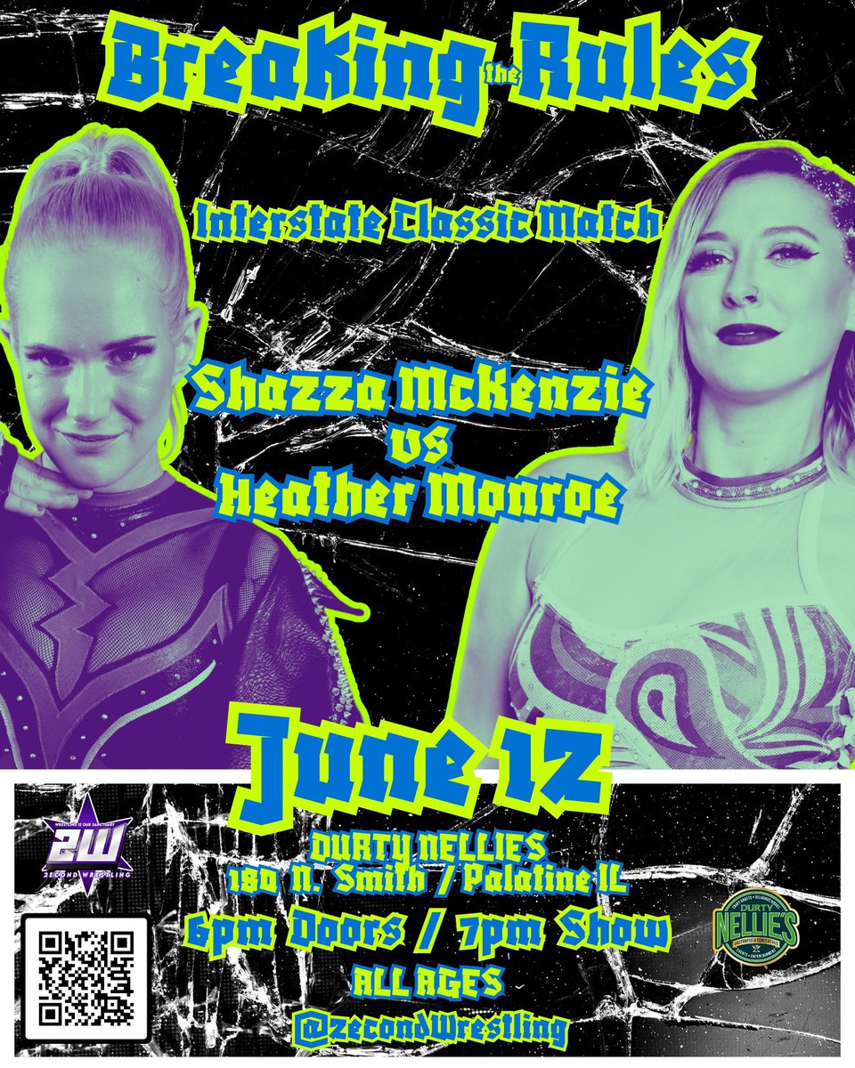 2econd Wrestling (@2econdwrestling) on Twitter photo ⛓️💥BREAKING THE RULES⛓️💥
Under 3 Weeks Away
- <a href="/DavidAliWRSTLNG/">DAVID ALI 🤼♂️</a> v <a href="/IamKylieRae/">KYLIE RAE</a>
- <a href="/sabotagesean/">Sabotage</a> v <a href="/Myers_Wrestling/">Brian Myers</a>
- <a href="/Shazza_McKenzie/">Shazza McKenzie / シャザ マッケンジー</a> v <a href="/Heatherisme/">Heather Monroe ✌🏻</a>
- PLUS <a href="/JordanCruzPro/">Jordan Cruz</a> <a href="/EndseekerLeon/">Dante León ダンテ・レオン</a> <a href="/arikcannon/">Arik Cannon</a> <a href="/LaynieLuck/">Laynie</a>
Limited GA Remain
🎟️ eventbrite.com/e/2econd-wrest… 🎟️ ⛓️💥BREAKING THE RULES⛓️💥
Under 3 Weeks Away
- <a href="/DavidAliWRSTLNG/">DAVID ALI 🤼♂️</a> v <a href="/IamKylieRae/">KYLIE RAE</a>
- <a href="/sabotagesean/">Sabotage</a> v <a href="/Myers_Wrestling/">Brian Myers</a>
- <a href="/Shazza_McKenzie/">Shazza McKenzie / シャザ マッケンジー</a> v <a href="/Heatherisme/">Heather Monroe ✌🏻</a>
- PLUS <a href="/JordanCruzPro/">Jordan Cruz</a> <a href="/EndseekerLeon/">Dante León ダンテ・レオン</a> <a href="/arikcannon/">Arik Cannon</a> <a href="/LaynieLuck/">Laynie</a>
Limited GA Remain
🎟️ eventbrite.com/e/2econd-wrest… 🎟️