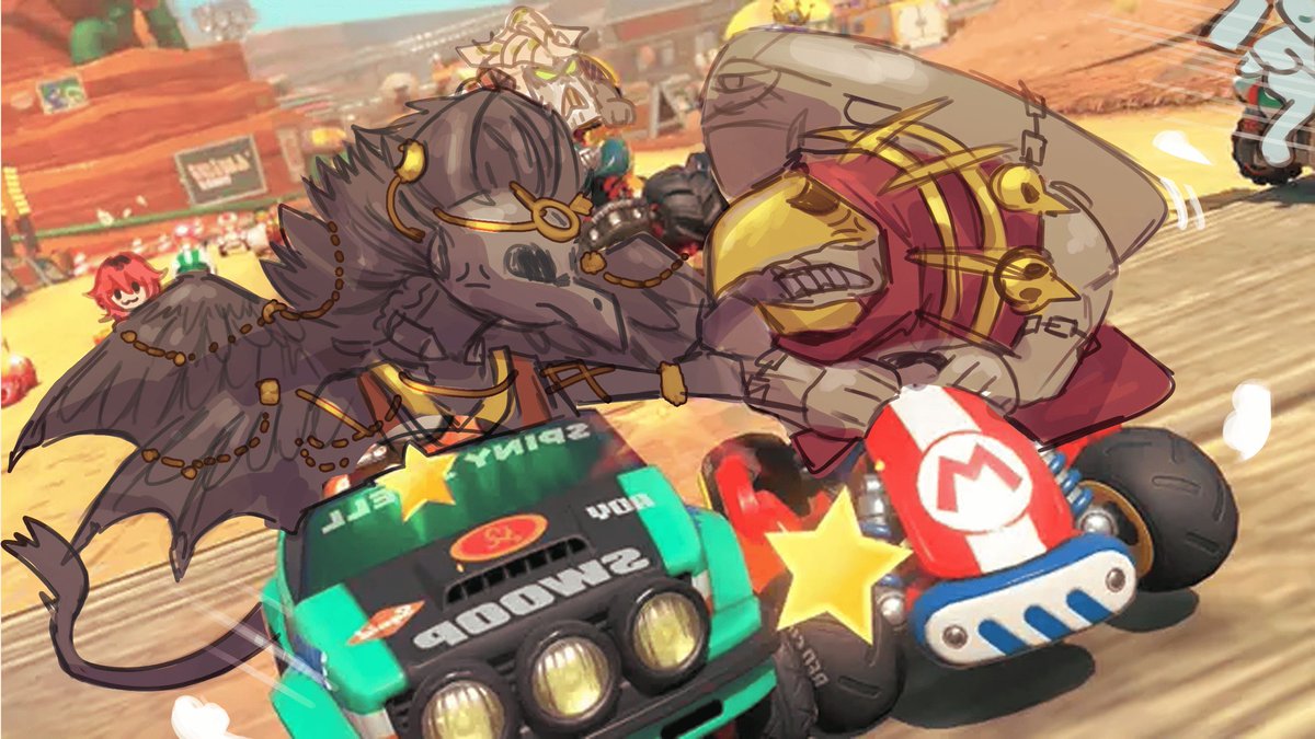 In an alternative universe... 

All credit to <a href="/pyrowos/">Maru</a> (twitter) 

#fannart #indiedev #SurvivalHorror