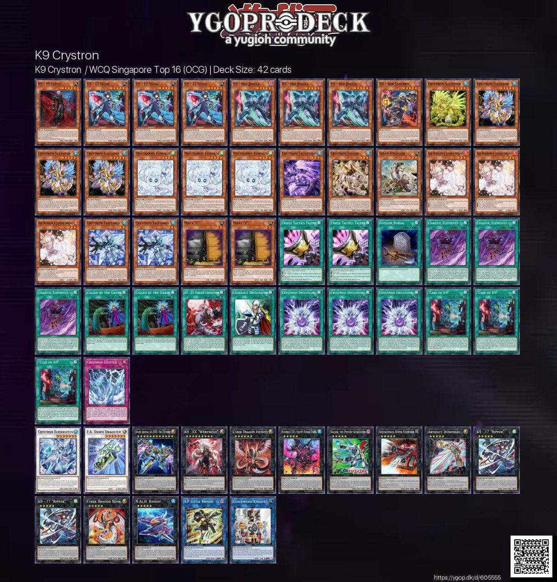 Yu-Gi-Oh! Deck of the Day - K9 Crystron https://t.co/FA4j5qOAGK 203 0 #yugioh #yugiohtcg Yu-Gi-Oh! Deck of the Day - K9 Crystron https://t.co/FA4j5qOAGK 203 0 #yugioh #yugiohtcg