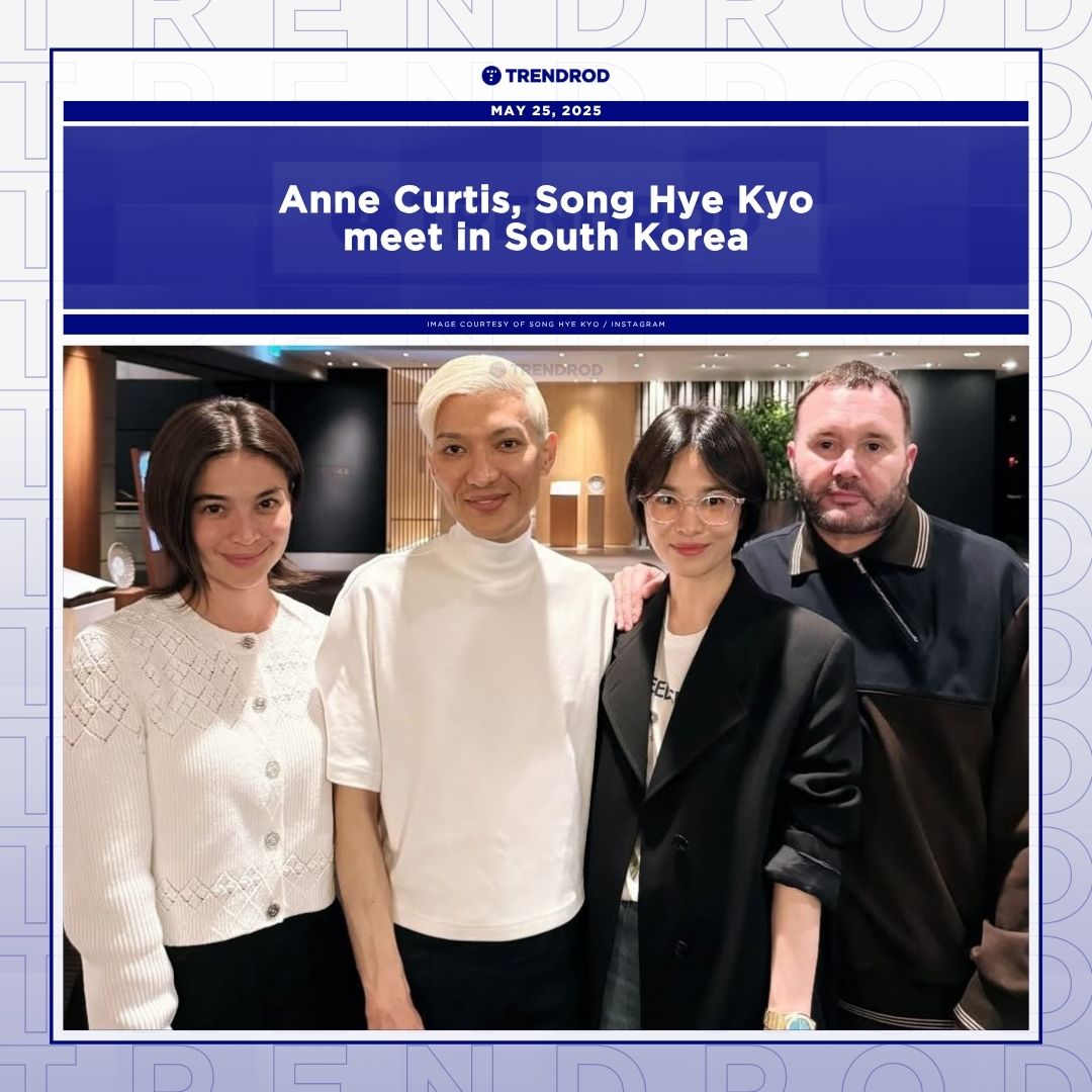 Asian superstars Anne Curtis and Song Hye Kyo met each other in South Korea.

READ: trendrod.wordpress.com/2025/05/25/ann…

#AnneCurtis • #SongHyeKyo