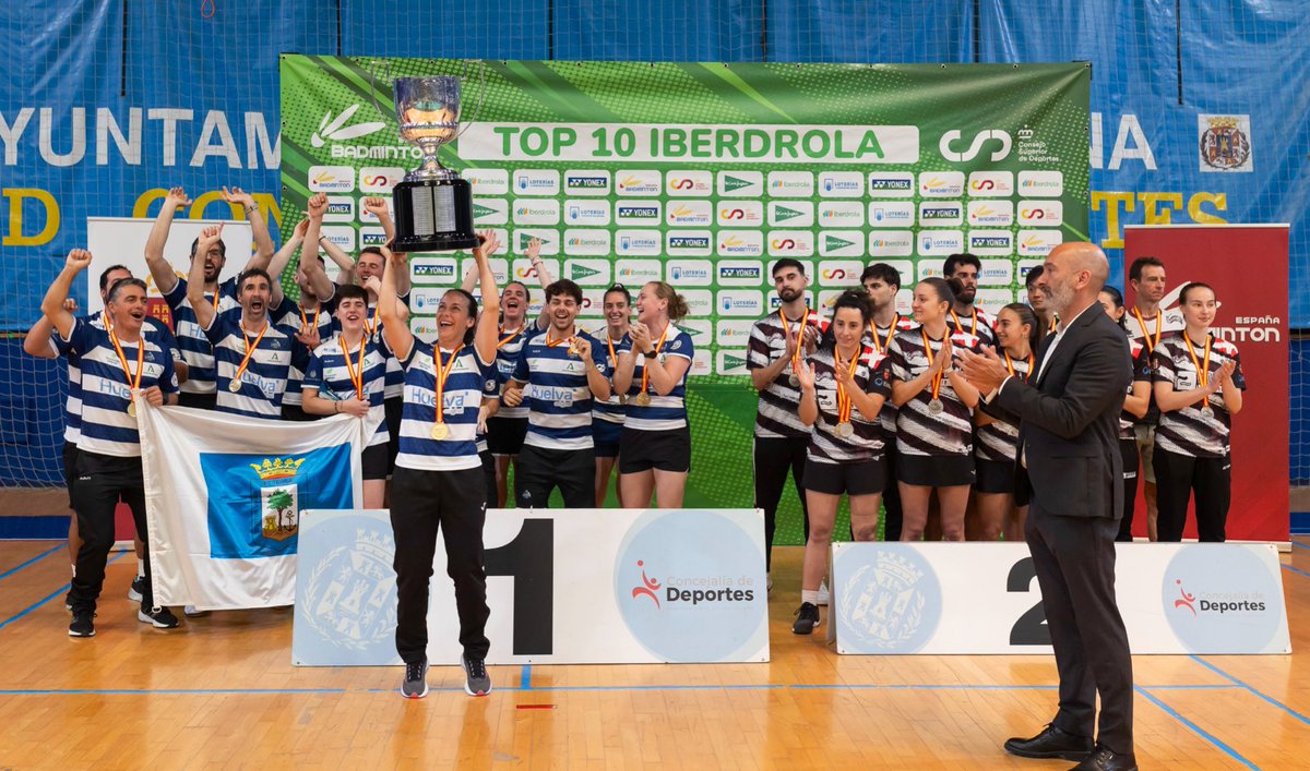 Andoni Azurmendi (@andoniazurmend1) on Twitter photo 🏸 El Recreativo IES La Orden gana el Top 10 <a href="/iberdrola/">Iberdrola</a> por décima vez, cuarta de manera consecutiva, tras imponerse en la final al Puertas Padilla Cartagena por un resultado global de 8-4.
Enhorabuena, <a href="/CBIESLAORDEN/">RECRE I.E.S. LA ORDEN</a> 🏆 y también al <a href="/BDM_Cartagena/">🏸 Puertas Padilla Cartagena Bádminton</a> por su gran temporada. 🏸 El Recreativo IES La Orden gana el Top 10 <a href="/iberdrola/">Iberdrola</a> por décima vez, cuarta de manera consecutiva, tras imponerse en la final al Puertas Padilla Cartagena por un resultado global de 8-4.
Enhorabuena, <a href="/CBIESLAORDEN/">RECRE I.E.S. LA ORDEN</a> 🏆 y también al <a href="/BDM_Cartagena/">🏸 Puertas Padilla Cartagena Bádminton</a> por su gran temporada.