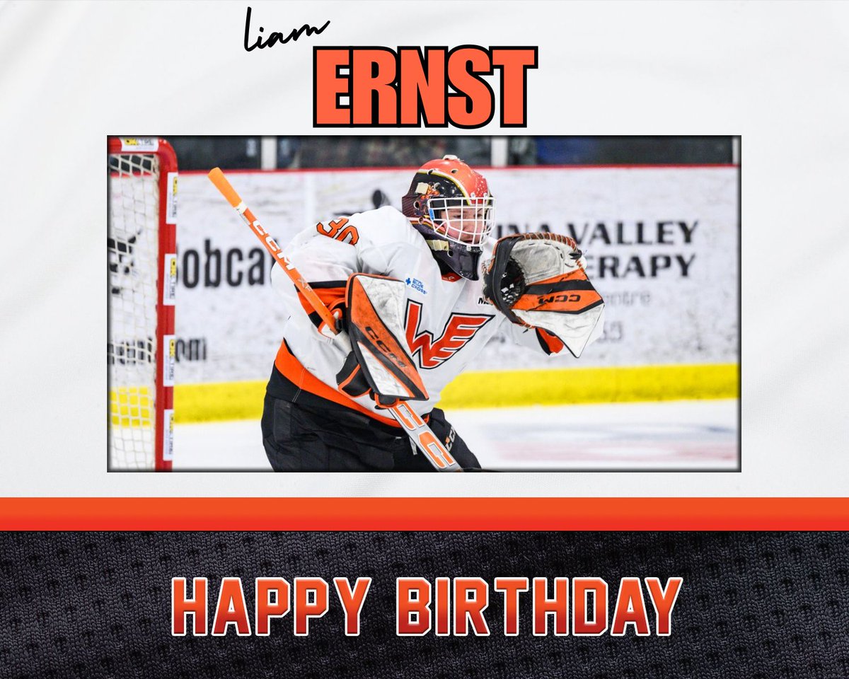 Happy Birthday Liam!

Ernie, you lead with poise and compete with heart. Cool under pressure and tough as they come—your teammates feed off your energy. Proud of the goalie and person you are. Have a greasy day, bud!

#GoFlyersGo #OrangeAndBlack #FightForGordie