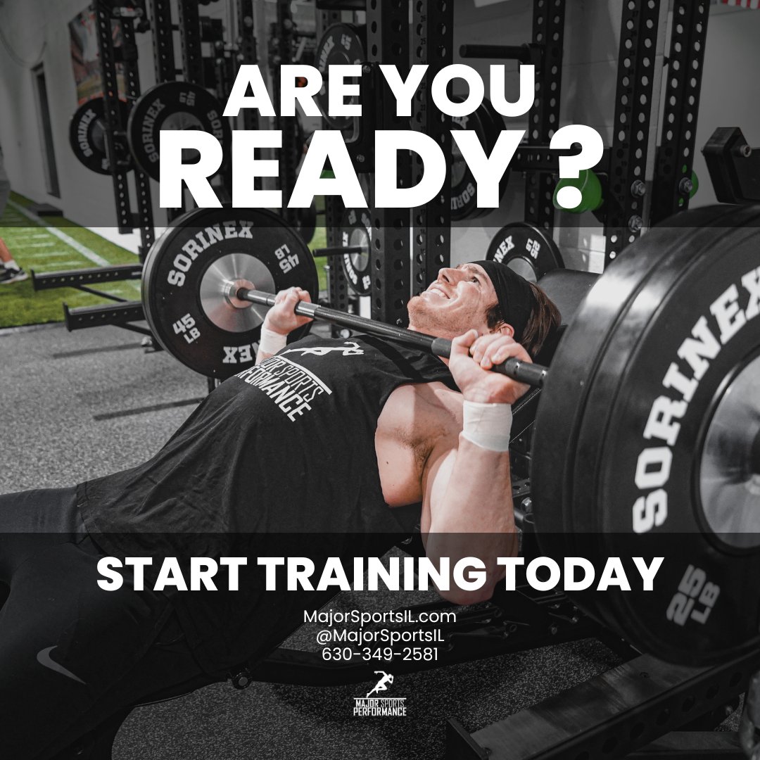 ARE YOU READY? Start Training Today!💪

👉 Learn more or Book Now: MajorSportsIL.com

💬 If you are unsure which training fits you best call us at (630) 349-2581 or message us on our site or social media to book your FREE 30-minute consultation!

#WheatonFitness #WheatonIL