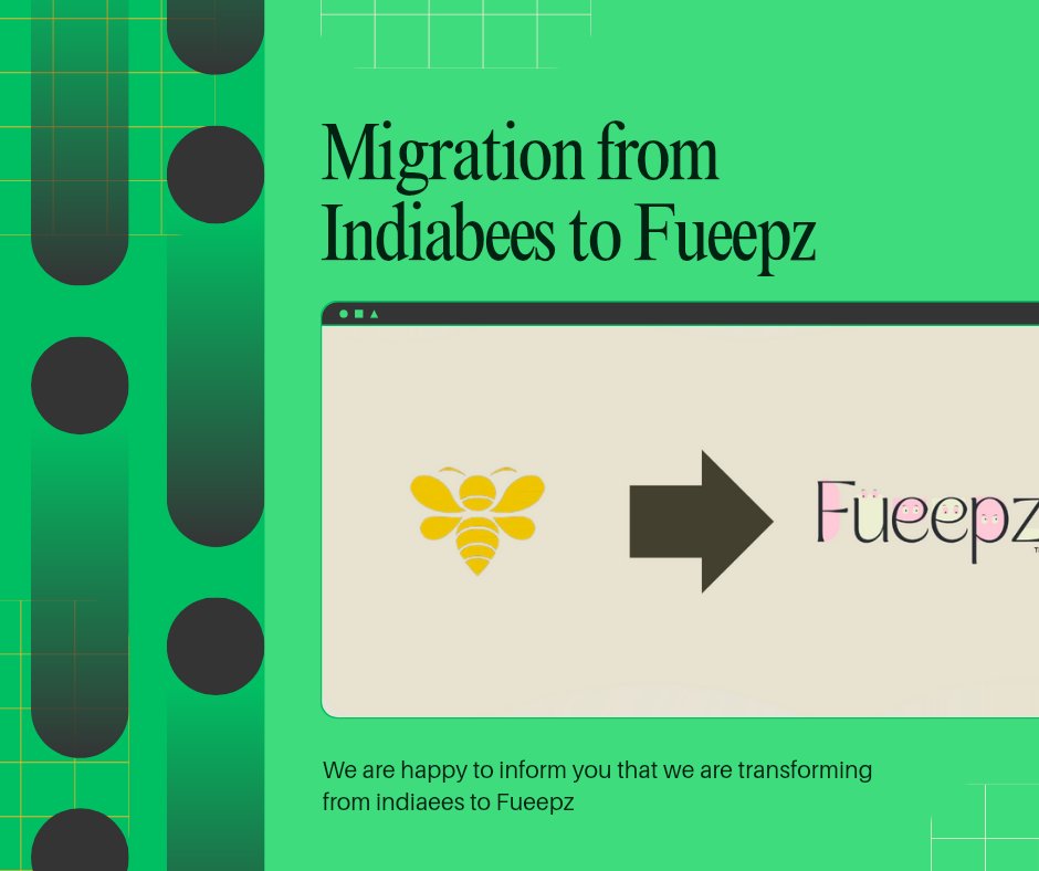fueepz's tweet photo. We are happy to announce that we are changing our name to fueepz officially.

#fueepz #indiabees https://t.co/Zvc6xD3CZM