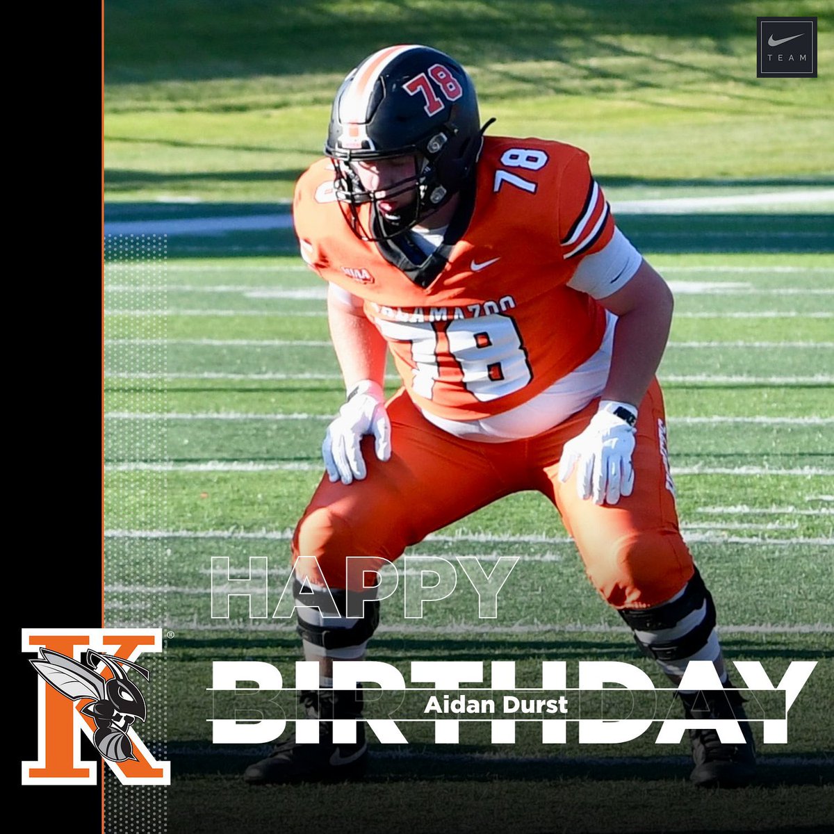 Kalamazoo College Football (@kzoofootball) on Twitter photo Please join us in wishing Aidan Durst a happy birthday! #Birthday #SwarmTheDay <a href="/AidanDurst/">Aidan Durst</a> Please join us in wishing Aidan Durst a happy birthday! #Birthday #SwarmTheDay <a href="/AidanDurst/">Aidan Durst</a>