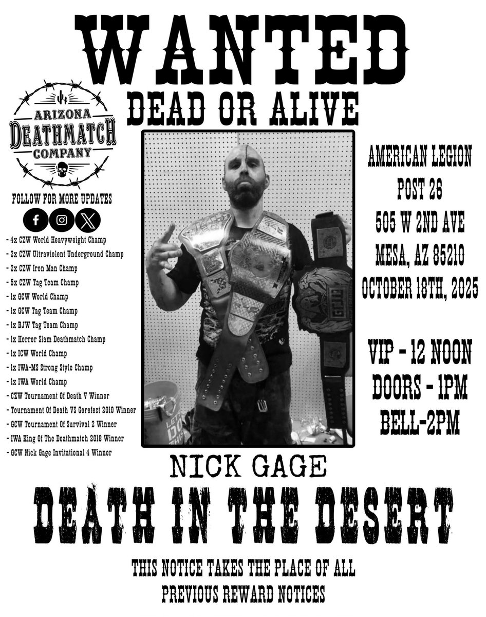 AZDMCo's tweet image. FIGHTING OUT OF NATIONAL PARK, NJ
REPRESENTING THAT MURDER DEATH KILL GANG
REPRESENTING FOR ALL HIS BOYS LOCKED IN THE FUCKIN CELL, EASTERN BLOCK
REPRESENTING THE MOTHERFUCKING H8 CLUB
ITS MDK ALL FUCKIN DAY
THE MAN
THE KING
THE FUCKING GOD OF THIS SHIT
NICK FUCKIN' GAGE!