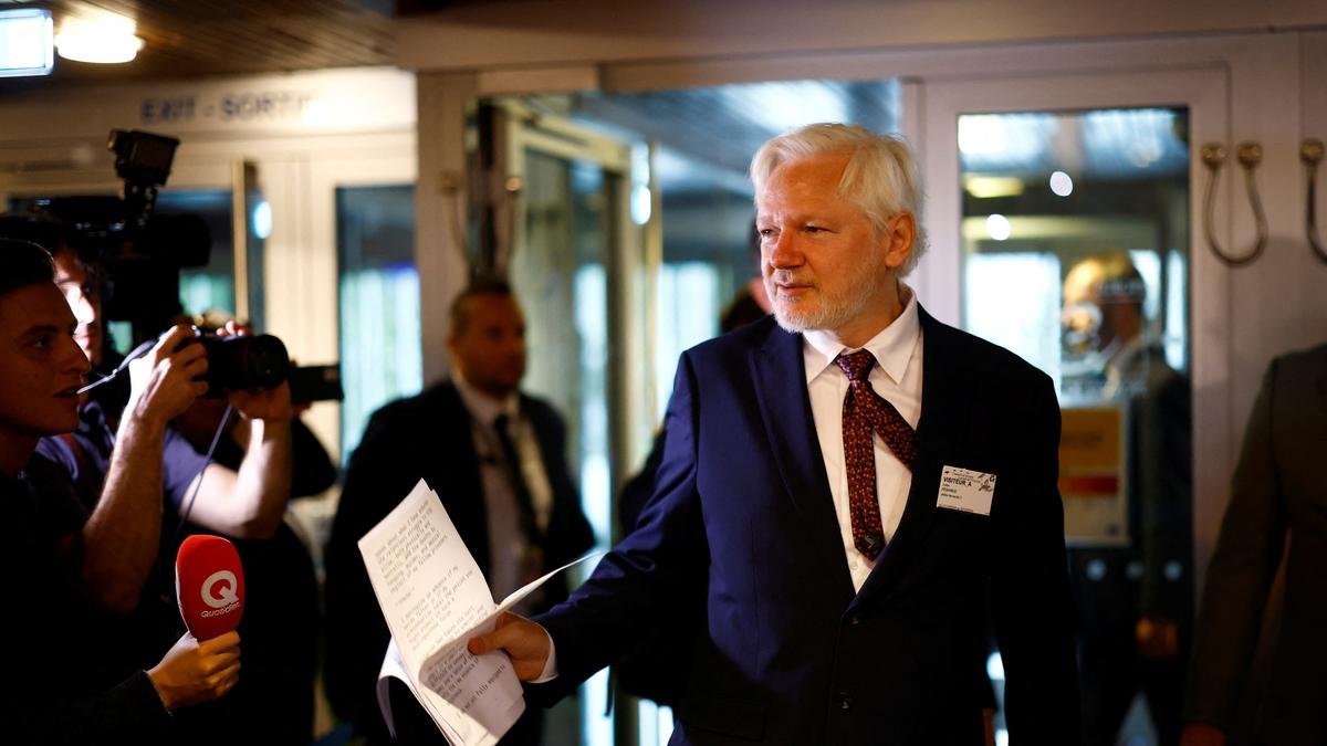 Julian Assange - "As I emerge from the dungeon of Belmarsh, the truth now seems less discernable, and I regret how much ground has been lost during that time period - how expressing the truth has been undermined, attacked, weakened and diminished. I see more impunity, more