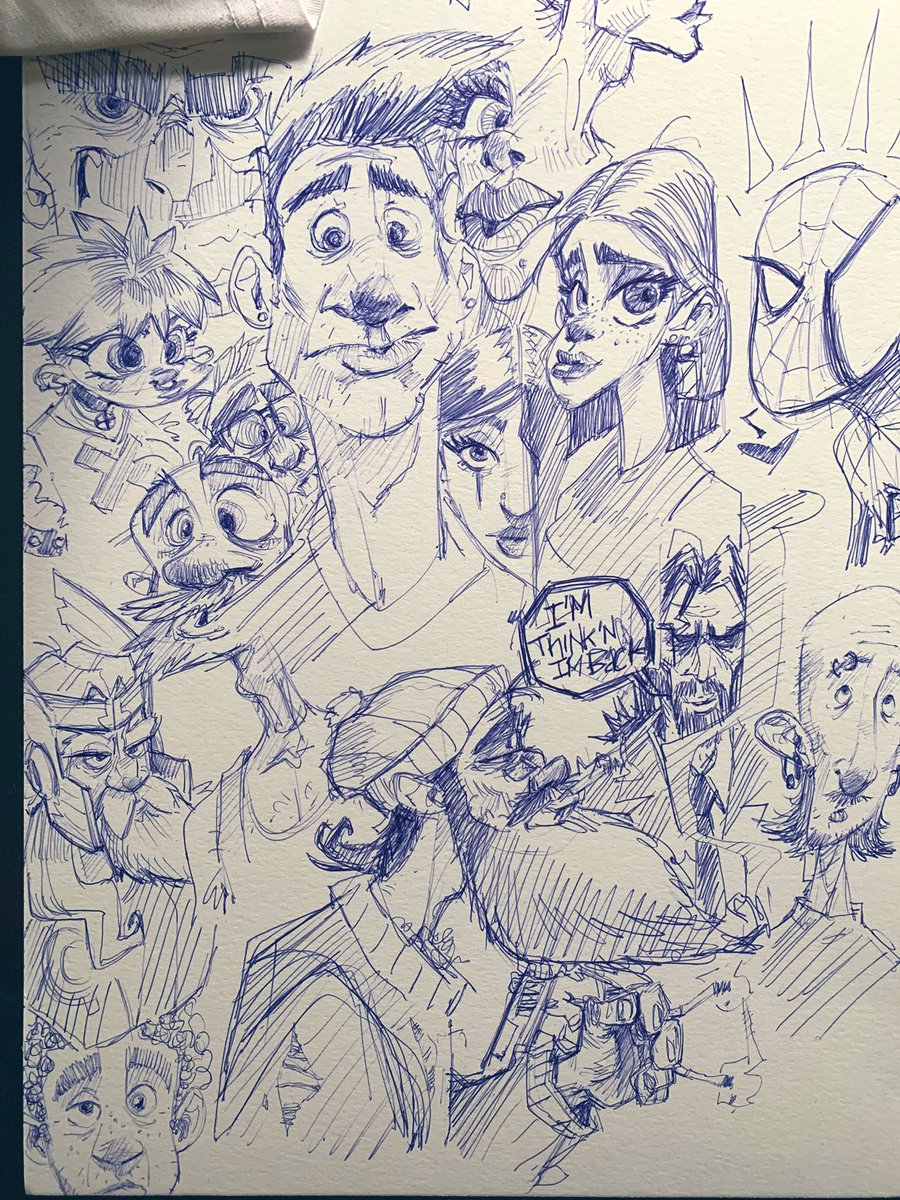 D__Gee's tweet image. Loading screen doodles.
Pen and paper.
#sketches #penandink #doodles