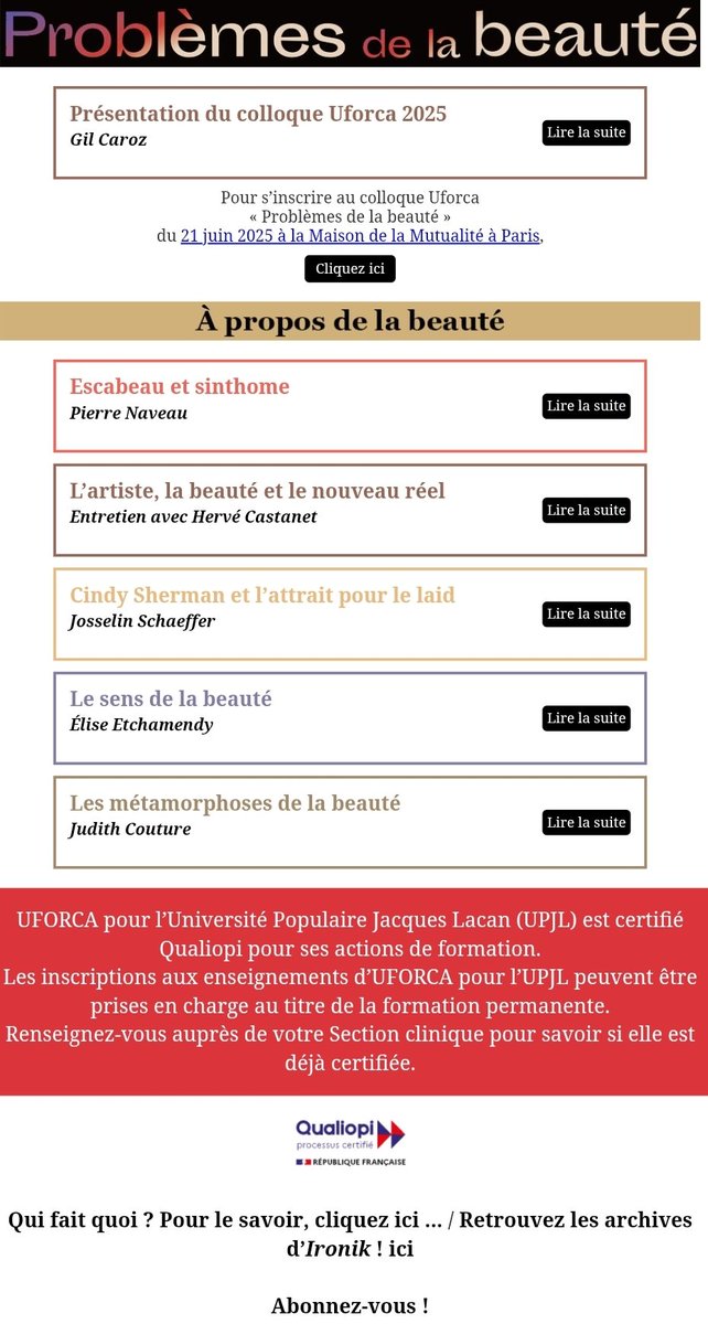 Ironik! hors-série - À propos de la beauté

unjolisite.com/IRONIK/NL_HS25…