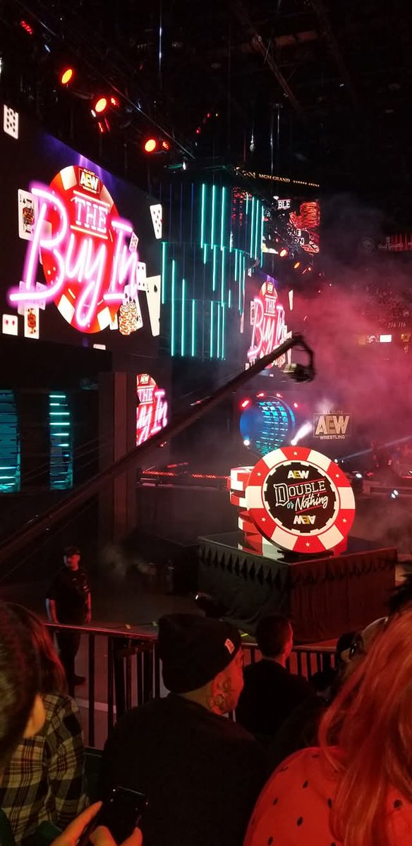 jennyshaps1107's tweet image. Happy 6 year Anniversary,  @AEW!! This was an unforgettable memory!! #fromdayone @TonyKhan #doubleornothing #wherethebestwrestle