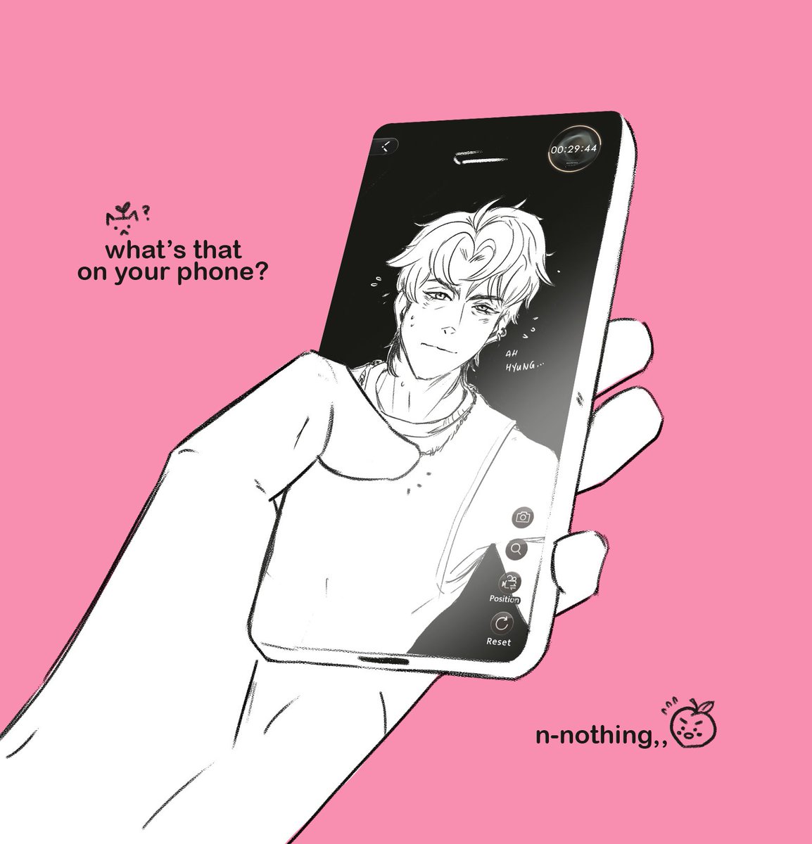 wolhasumok's tweet photo. sorry for this 10-minute doodle i just remembered where i'd seen that camera angle before https://t.co/q2HoebOI3W