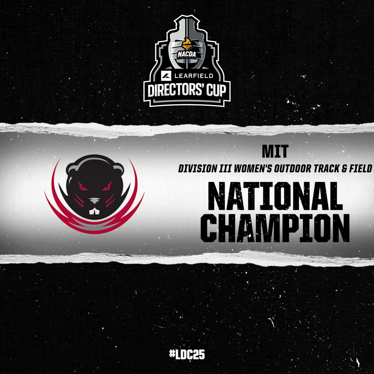 Learfield Directors' Cup (@ldirectorscup) on Twitter photo Congratulations to <a href="/MITAthletics/">MIT Athletics</a> for claiming the 2025 NCAA DIII Women's Outdoor Track & Field National Championship! First in program history! #LDC25 Congratulations to <a href="/MITAthletics/">MIT Athletics</a> for claiming the 2025 NCAA DIII Women's Outdoor Track & Field National Championship! First in program history! #LDC25