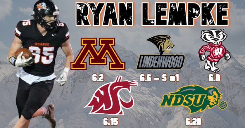 Ryan Lempke (@ryanlempke) on Twitter photo Hereās my camp schedule for this summer!! I canāt wait to get out and compete! <a href="/coach_mcdonnell/">Coach Mac</a> <a href="/CoachSchrenk/">James Schrenk</a> <a href="/MJ_NFLDraft/">Mark Johnson</a> <a href="/NWahlScouting/">Nate Wahl</a> Hereās my camp schedule for this summer!! I canāt wait to get out and compete! <a href="/coach_mcdonnell/">Coach Mac</a> <a href="/CoachSchrenk/">James Schrenk</a> <a href="/MJ_NFLDraft/">Mark Johnson</a> <a href="/NWahlScouting/">Nate Wahl</a>
