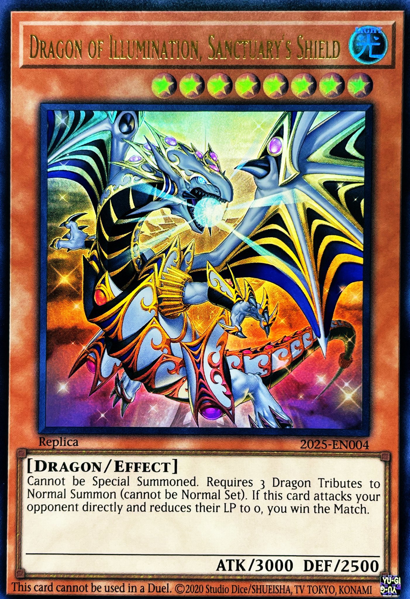 遊戯王 2025店舗予選 優勝賞品　DRAGON OF ILLUMINATION 遊戯王 2025店舗予選 優勝賞品 DRAGON OF ILLUMINATION