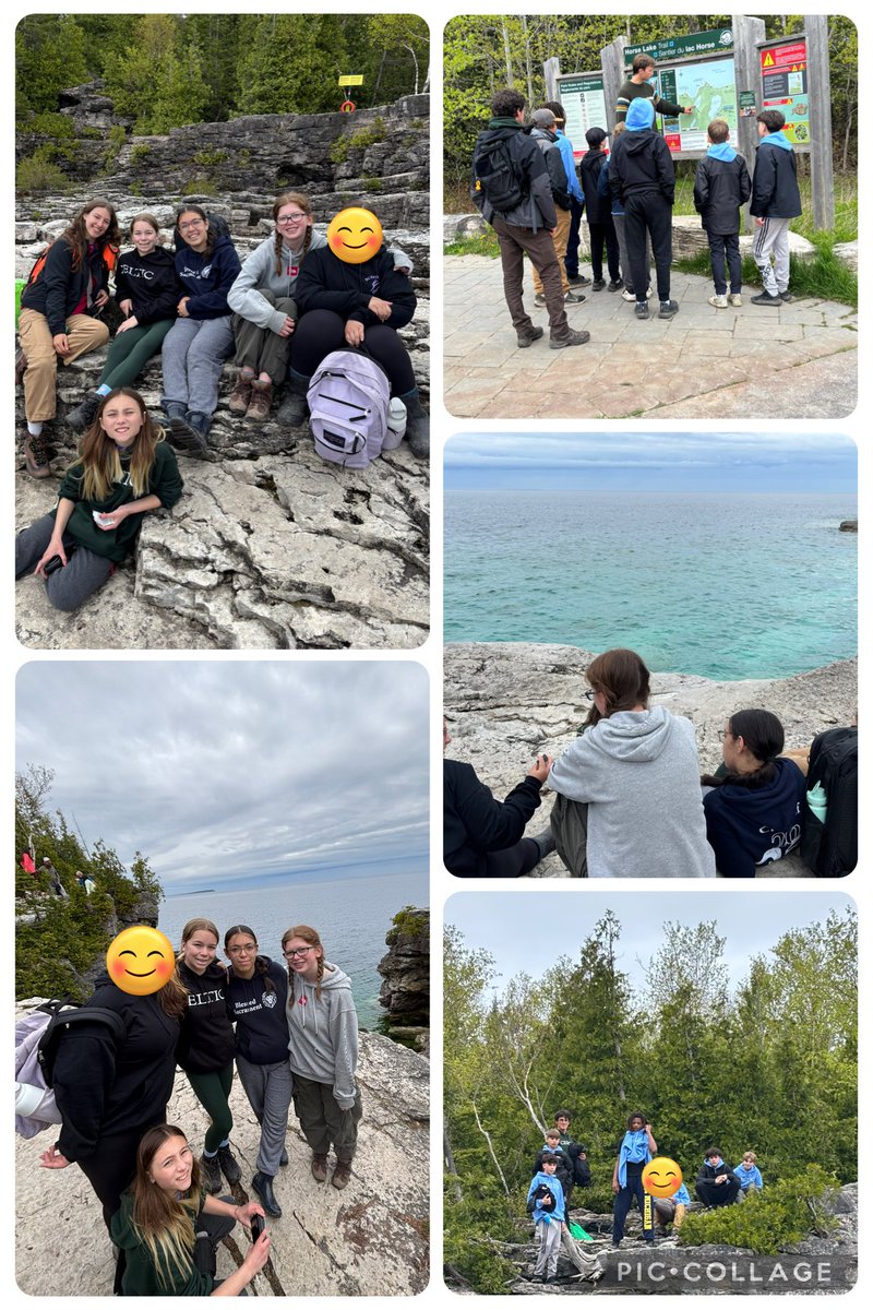Perfect hiking weather for today’s adventure to the Bruce Peninsula National Park🥾⛰️🌊