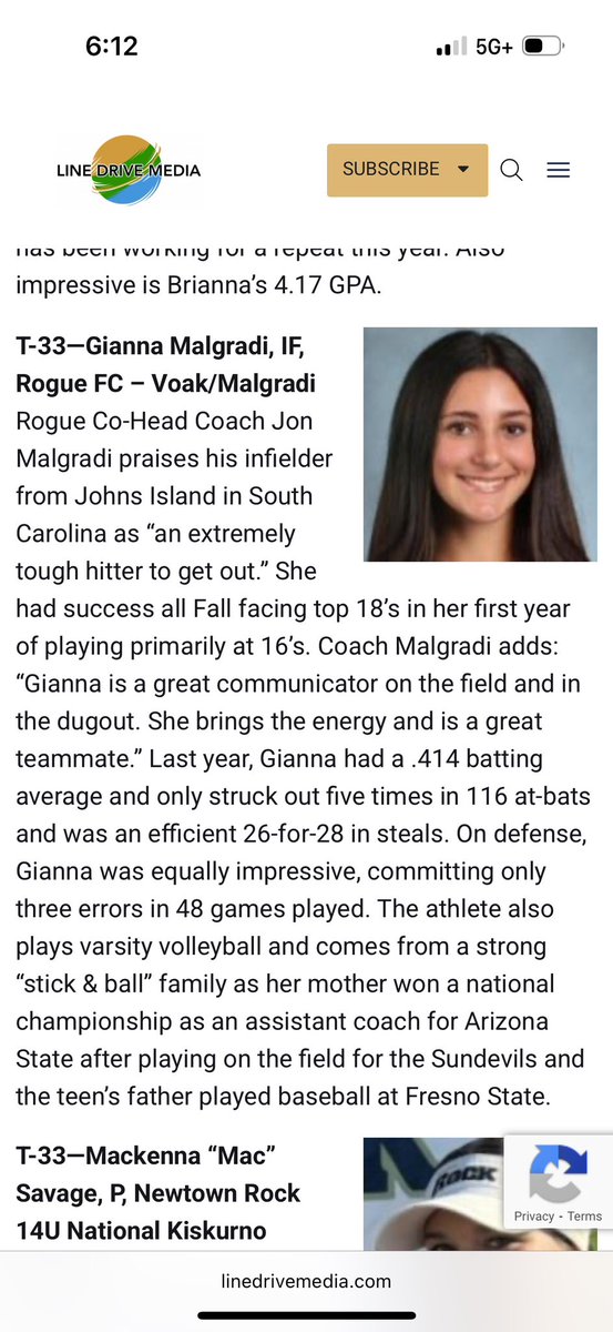 Nationally Ranked #33!! Proud of my girl who loves this game and holds herself to a high standards. Her drive &amp; accountability to her teammates is what drives her. I love watching her compete in the classroom, on the court🏐 , and on the Field. Excited for this summer ❤️