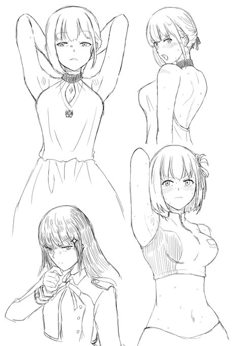 錦木の腋prpr
#リコリコ 