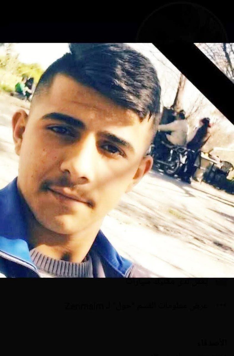 SyrianFeanor's tweet image. #Jableh: 

A 16-year-old young man was killed with four bullets in his head.

In Jableh, armed men entered Al-Ashrafiyeh village, which made people escape to surrounding lands.

According to witnesses, armed men caught the 16-year-old Zain Muslam, shouted Allahu Akbar, and shot…