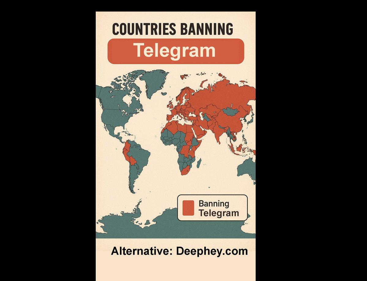 lanashirtcom's tweet image. As Telegram gets banned worldwide, Deephey.com is rising fast.
Join the next wave of anonymous communication.
#DeepWeb #DeepHey #AnonymousChat #HiddenChat #Crypto $BTC $ETH