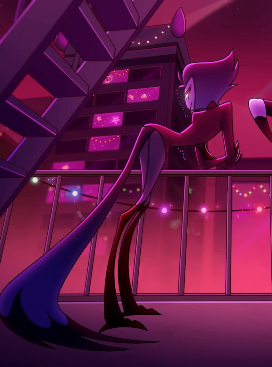 blitzø is stronger than me because if I’D walked out onto that balcony only to be confronted with this view i’d have been on my knees begging and pleading for a chance, even a mere sniff-