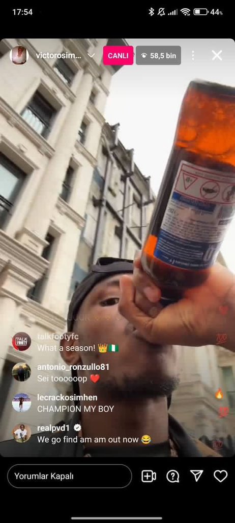 Lütfen #Efes #Osimhen #Aefes 😂😂😂
