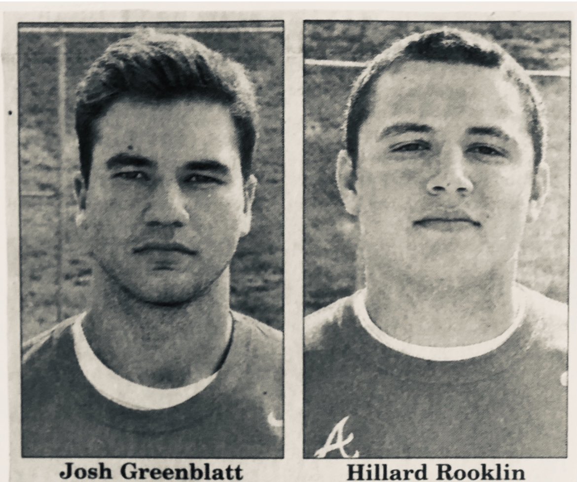 boystenniscoach's tweet image. 10 YEARS AGO TODAY (5/25/2015)

AHS 5, Waynesboro 4

THE COMEBACK, region playoffs 

After singles wins by Alston Martin, Zac Carter, and Gio Walters, and with the team match tied 4-4..

Josh Greenblatt and Hillard Rooklin, down 0-6, 1-4, come back to win 0-6, 6-4, 6-4. 

🎾