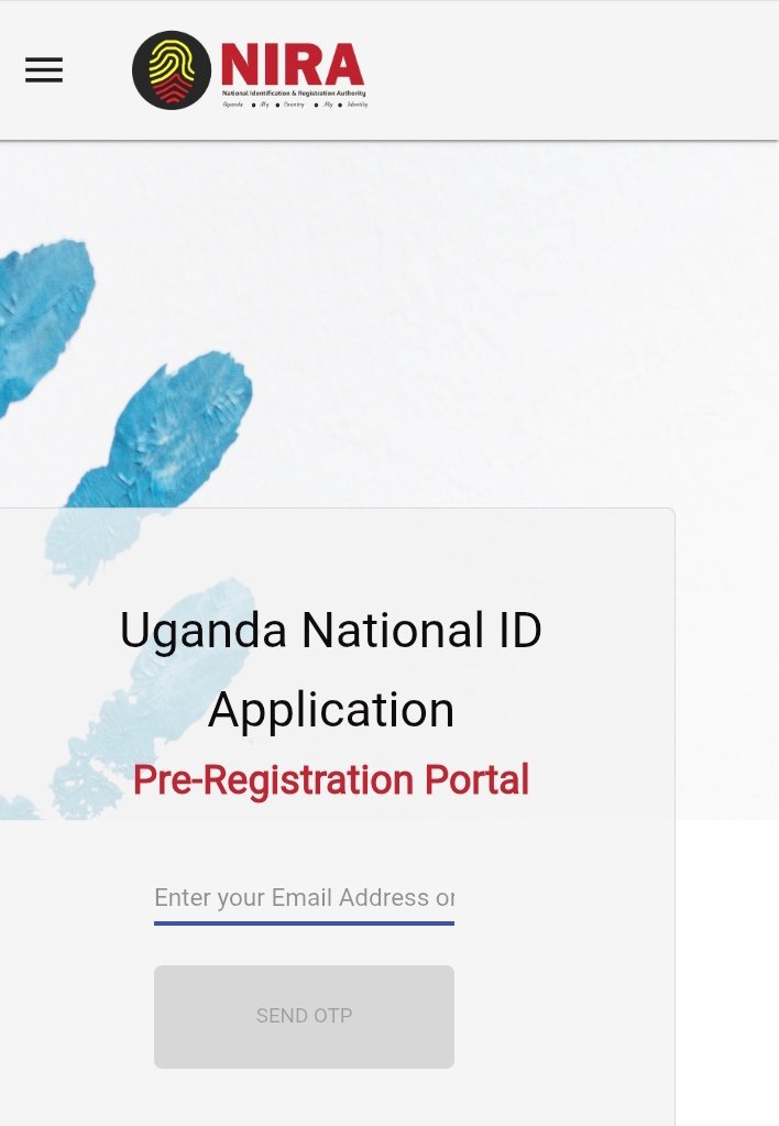 You asked for it and we have not let you down

Your NIN application and #NIDMassRenewalUg, can now start from any location- using the self service web portal we have created for you

You just need a personal computer and internet

Do it yourself!
prereg.nsis.nira.go.ug/pre-registrati…

Kind