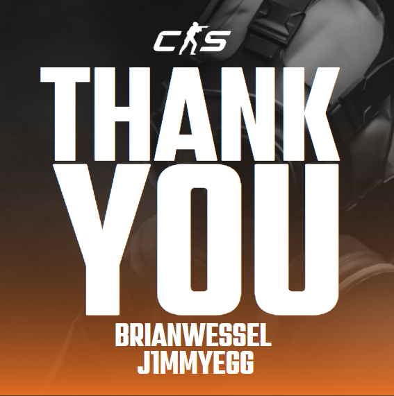 THANK YOU🫶

After a few seasons with us both <a href="/J1mmyEgg/">J1mmyEgg</a> and BrianWessel choose to leave the active roster to follow another path.

We want to thank both of them for all their hard work and commitment in the team.

From the highs to the lows, we will never forget both of you🫶🦁