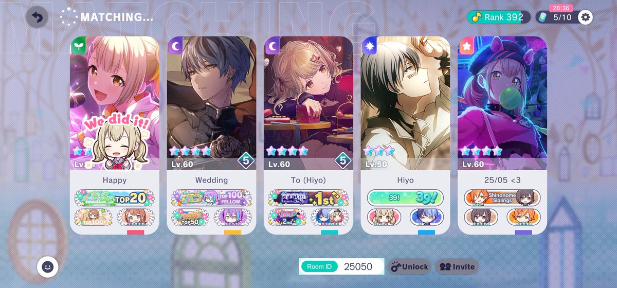 Thanks for coming to my marriage 🥹 and the Toukoha room....

Gen > Senapi > Ely > Nao