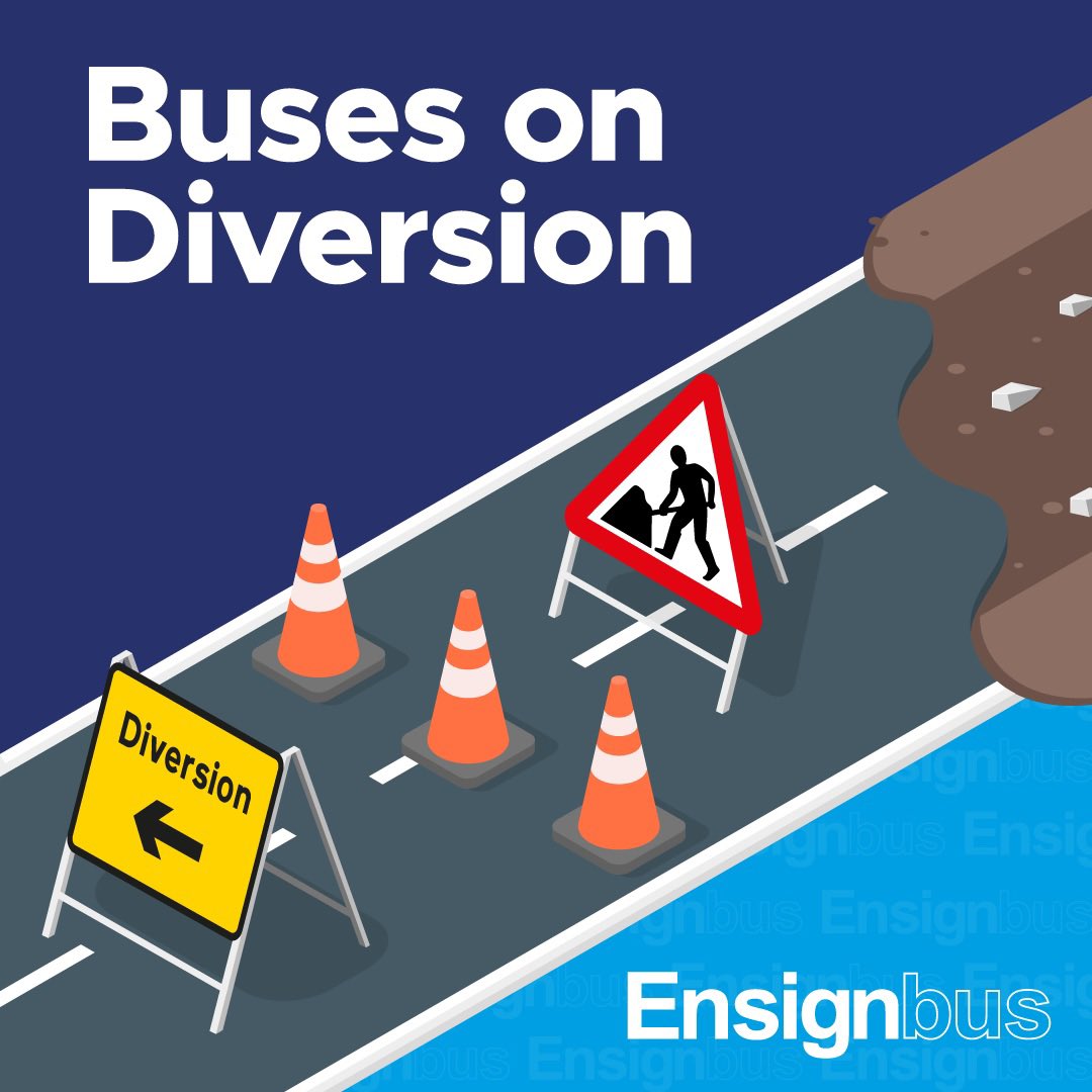 ⚠️SERVICE ALERT - 88⚠️

📆 Tue 27 &amp; Wed 28 May, 08:00 - 17:00 each day

🚧 High Rd, Orsett will be closed BOTH WAYS for resurfacing works

🔁 Between Baker Street &amp; Orsett Hospital buses will divert via Baker St, Stanford Rd &amp; Rectory Rd (and vice versa)

🕓 Delays are expected