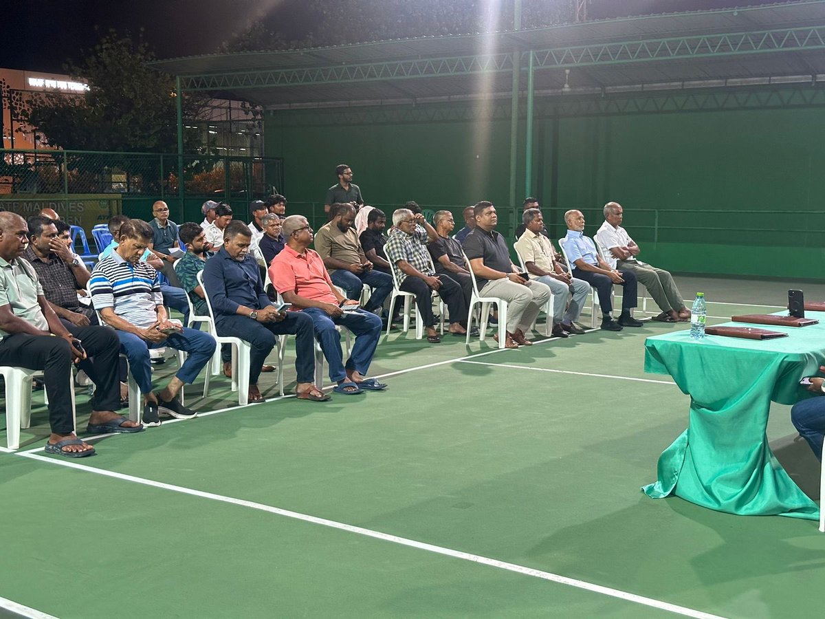 Tonight I attended the AGM 2025 of the Tennis Association of the Maldives. Delighted to witness the improvement in <a href="/tennismv1/">Tennis Association of Maldives</a> outcome and recent regional successes. Now, we have intelligent junior players benefiting from professional training programs. More players and more