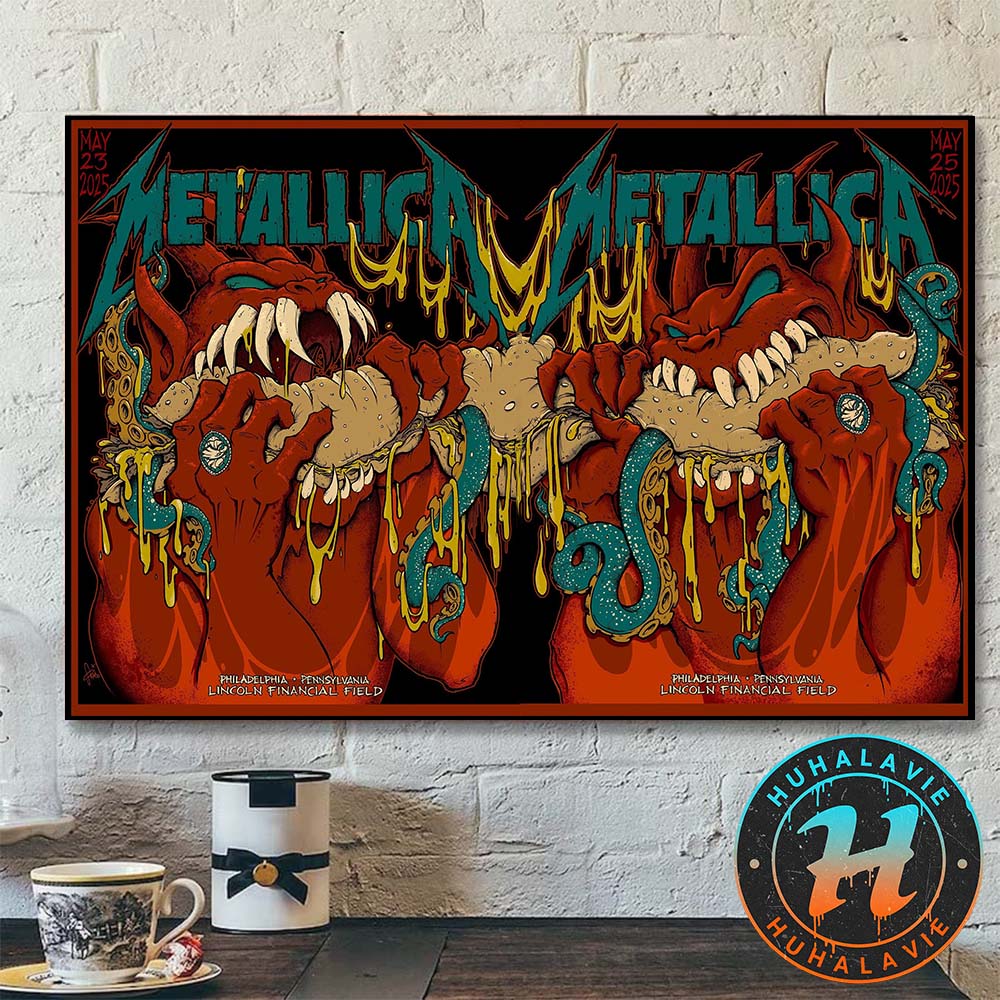 Huhalavie's tweet photo. Metallica M72 Philly Full Poster For Two Night Philadelphia Pennsylvania At Lincoln Financial Field On May 23 And 25 2025 Art By Squindo Home Decor Poster Canvas
#Metallica #M72Philly #MetOnTour #MetallicaPhiladelphia #M72Philadelphia #M72
>>> Check here: https://t.co/RswUooMAJo https://t.co/Q9TGIUZoCs